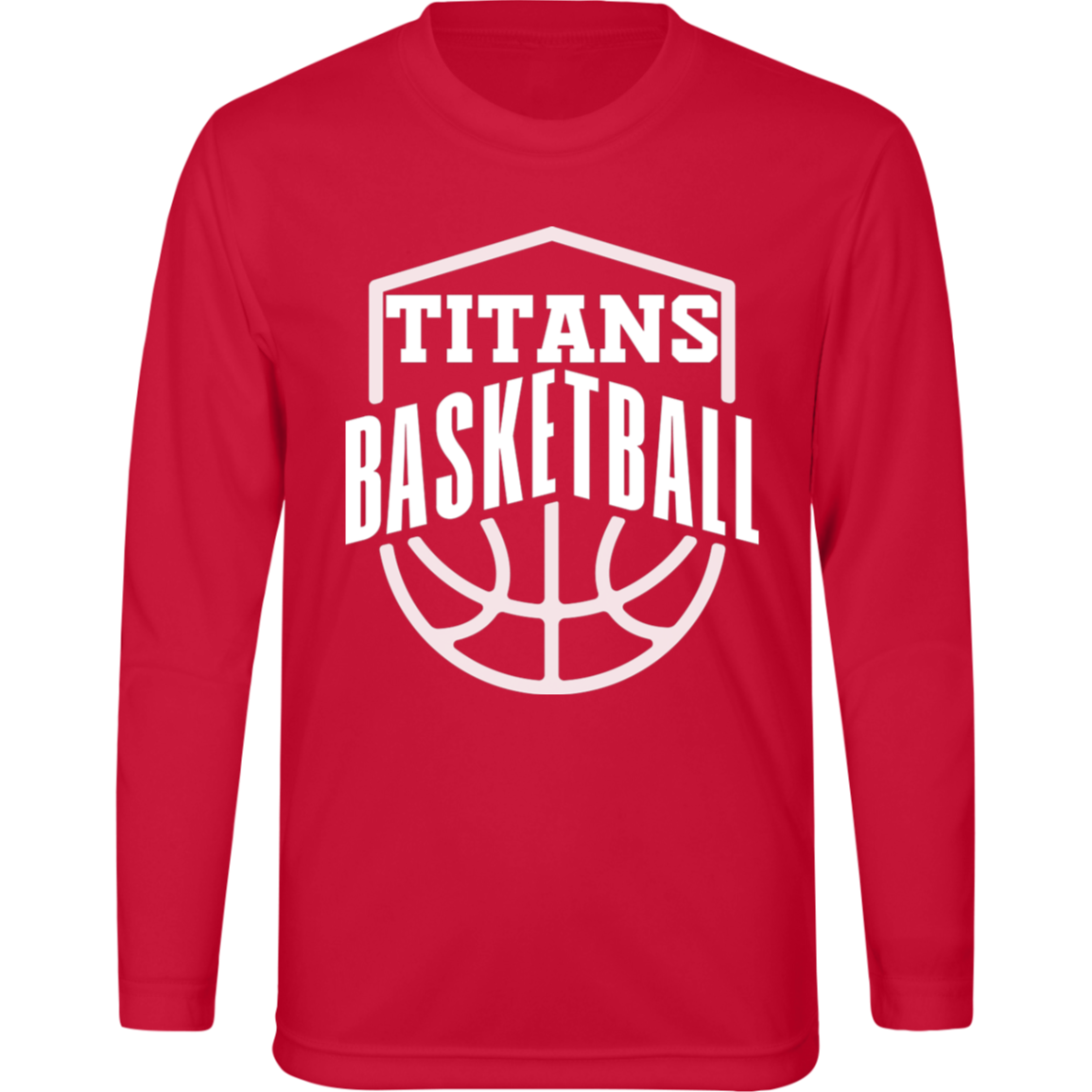 St. Susanna Titans Team Basketball Moisture-Wicking Long Sleeve Tee
