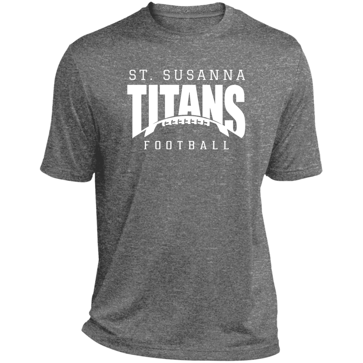 St. Susanna Titans Football Heather Performance Tee