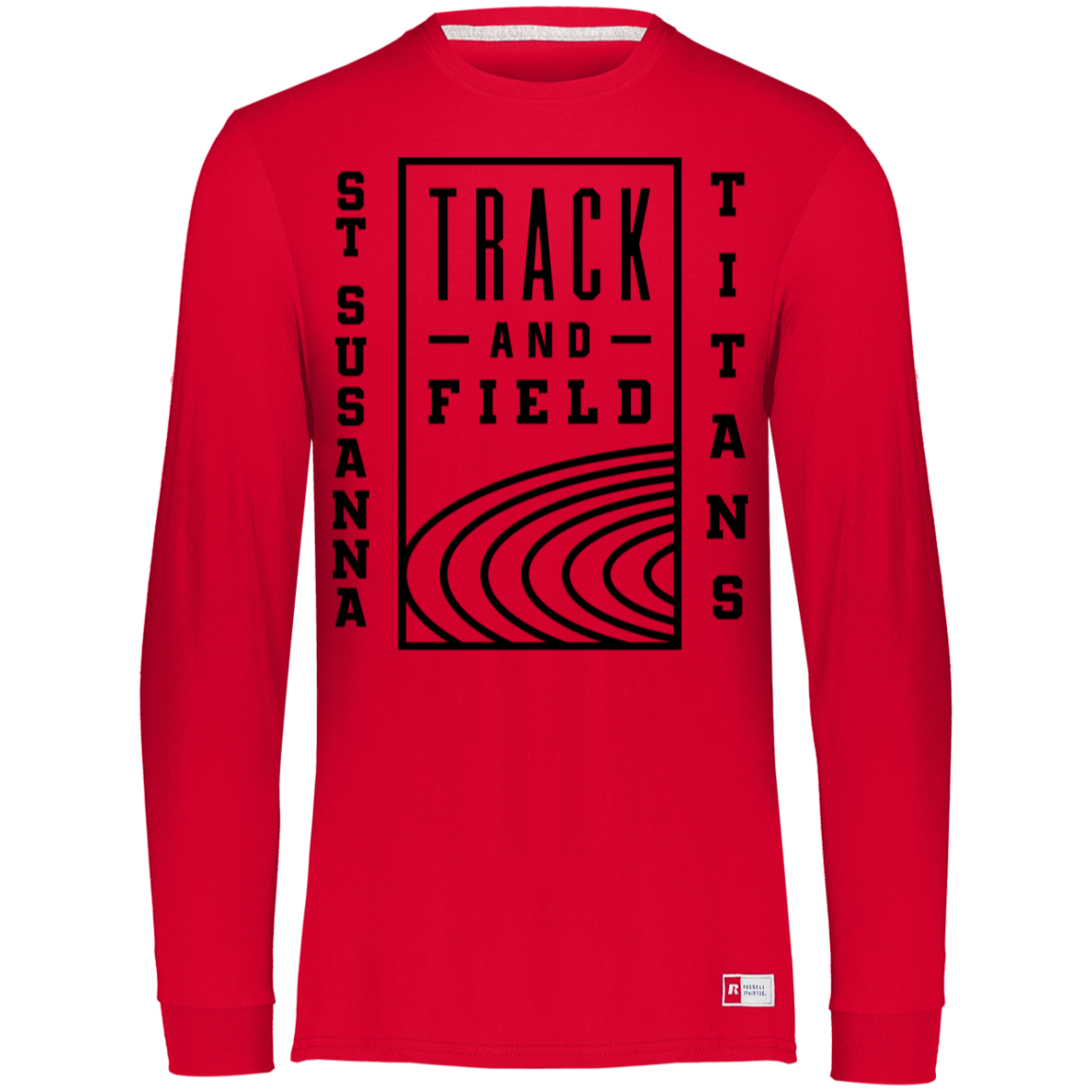 St. Susanna Track and Field Essential Dri-Power Long Sleeve Tee