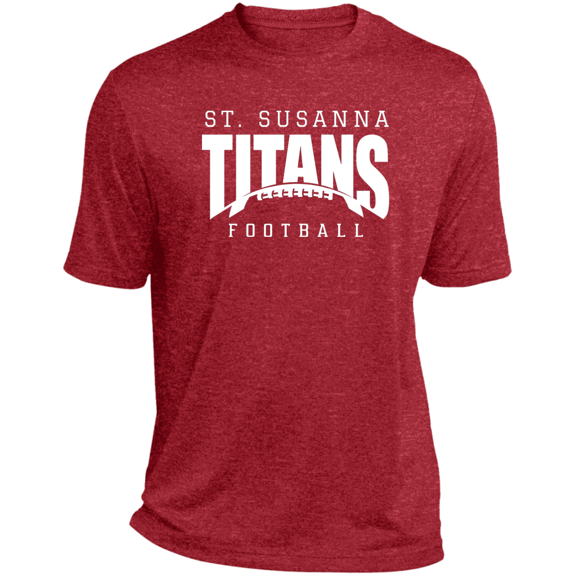 St. Susanna Titans Football Heather Performance Tee