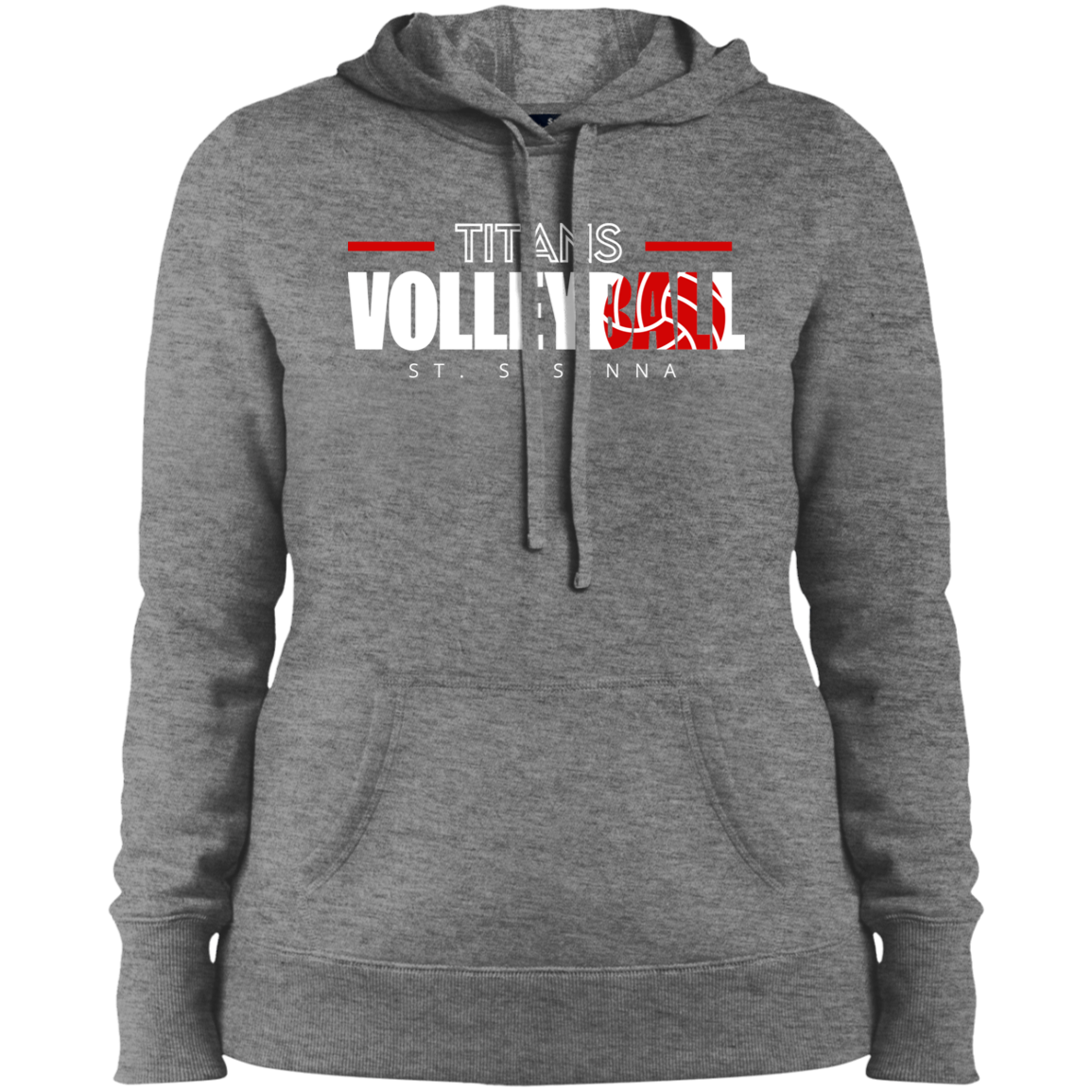 Titans Volleyball St. Susanna Ladies' Pullover Hooded Sweatshirt