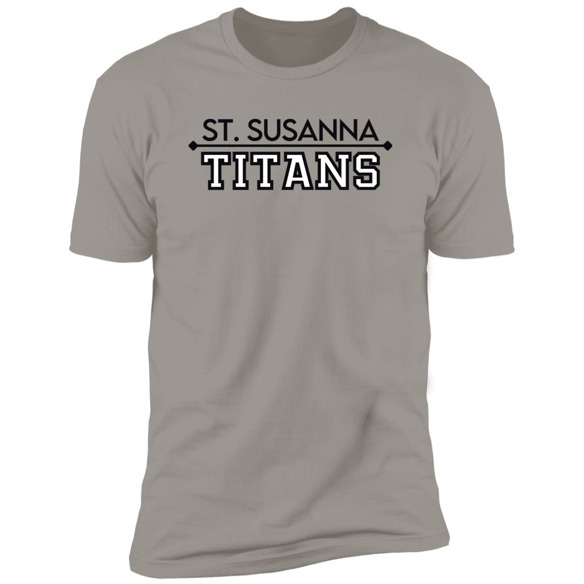 St. Susanna Titans (black/white) Unisex Premium Short Sleeve T-Shirt