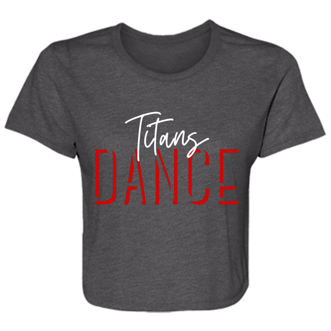 Titans Dance Ladies' Flowy Cropped Tee