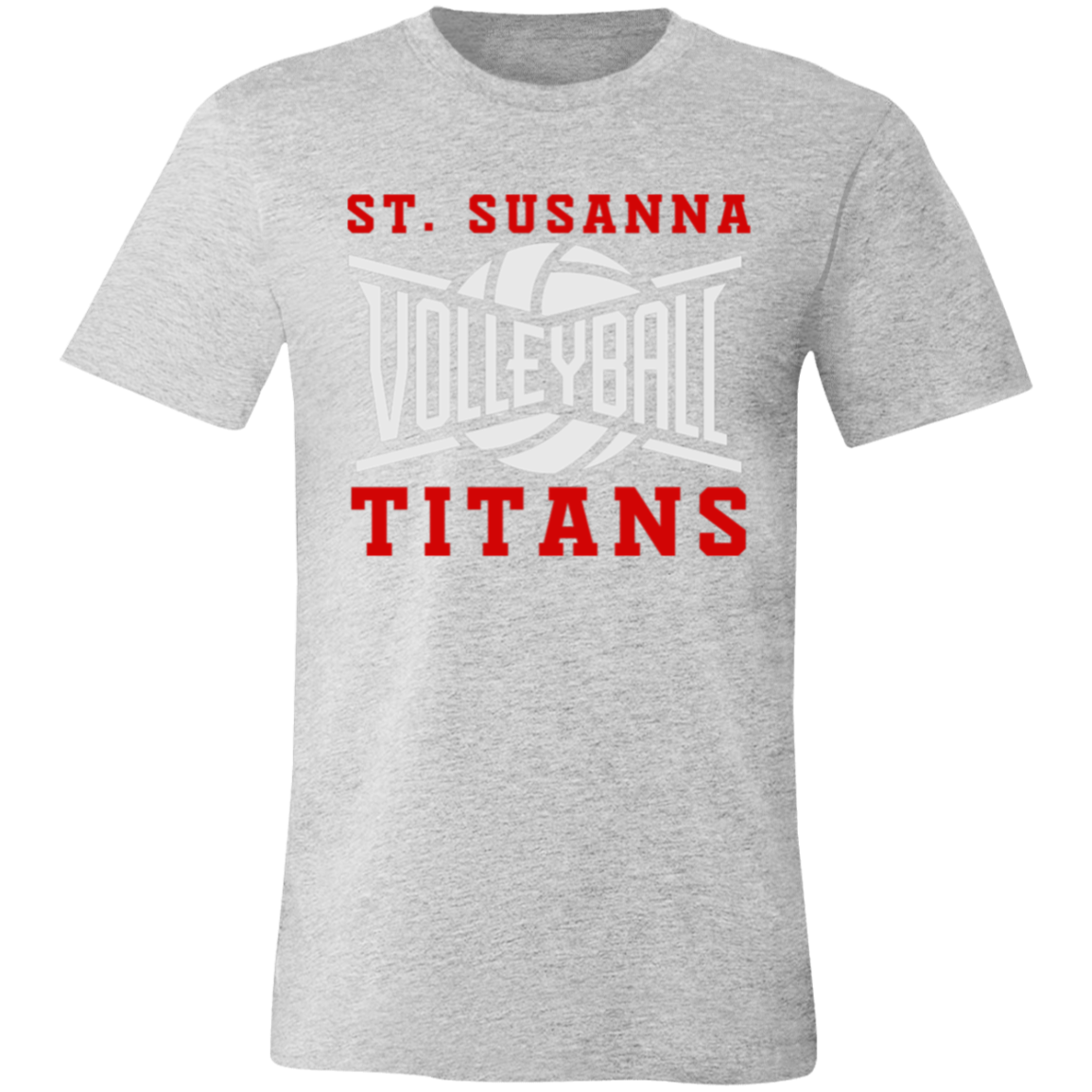 St. Susanna Titans Volleyball Unisex Jersey Short-Sleeve T-Shirt