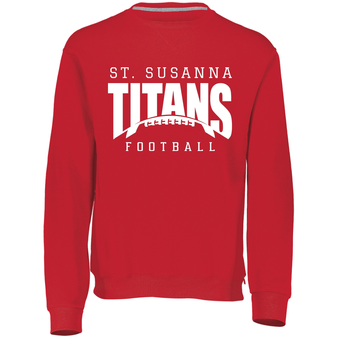 St. Susanna Titans Football Youth Dri-Power Fleece Crewneck Sweatshirt