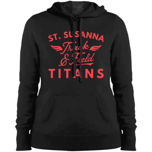 St. Susanna Titans Track and Field Wings Ladies' Pullover Hooded Sweatshirt