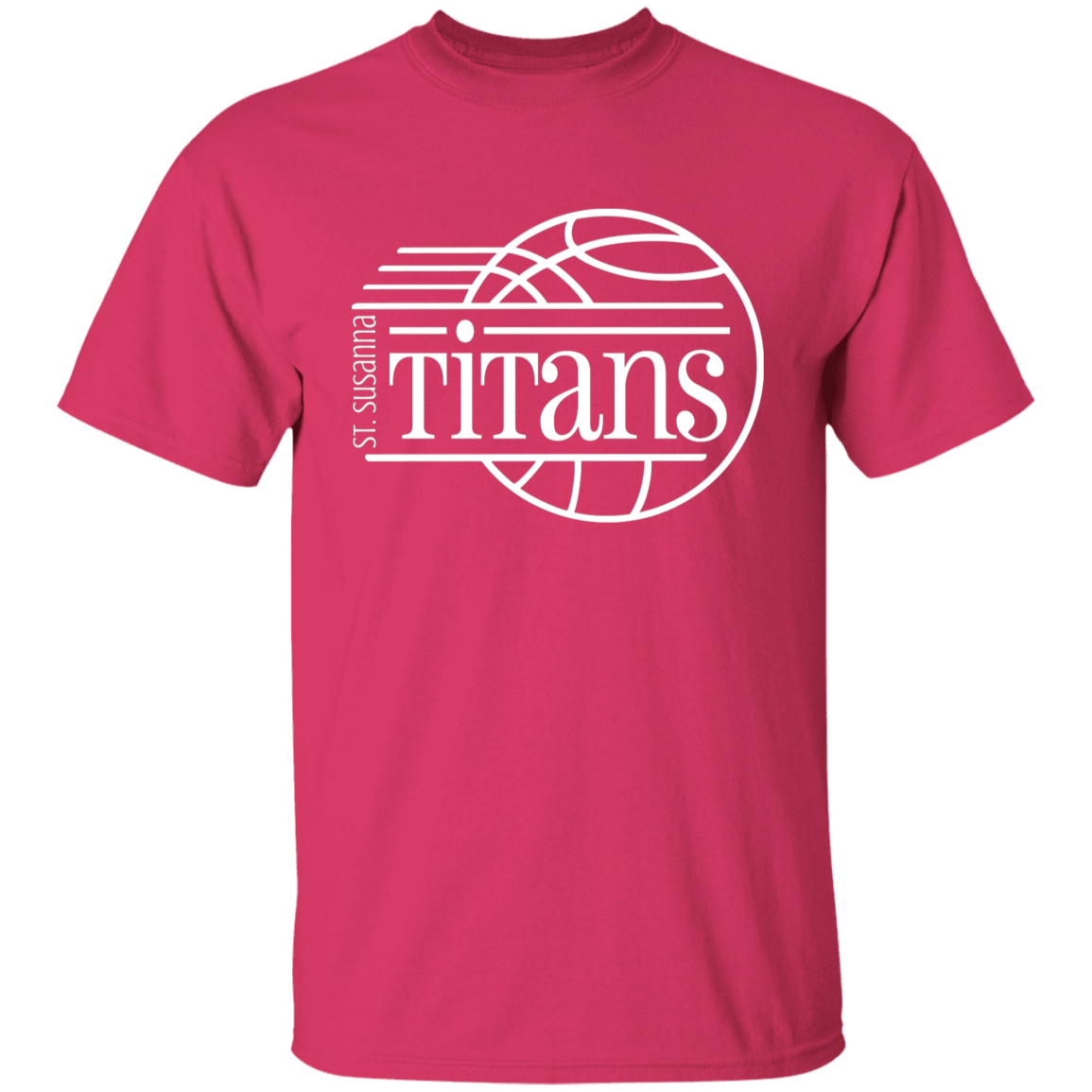 St. Susanna Titans Basketball Motion Youth 100% Cotton T-Shirt
