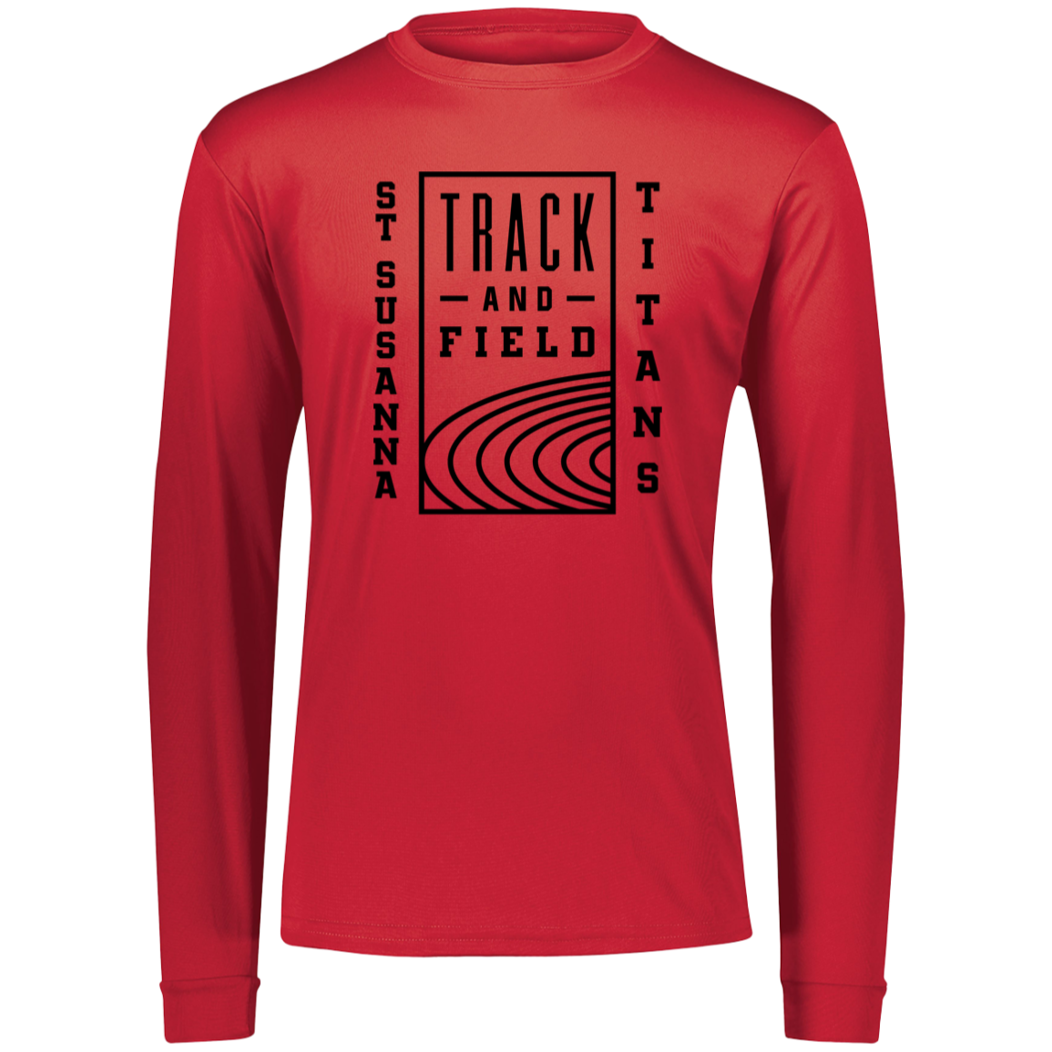 St. Susanna Track and Field Youth Moisture-Wicking Long Sleeve Tee
