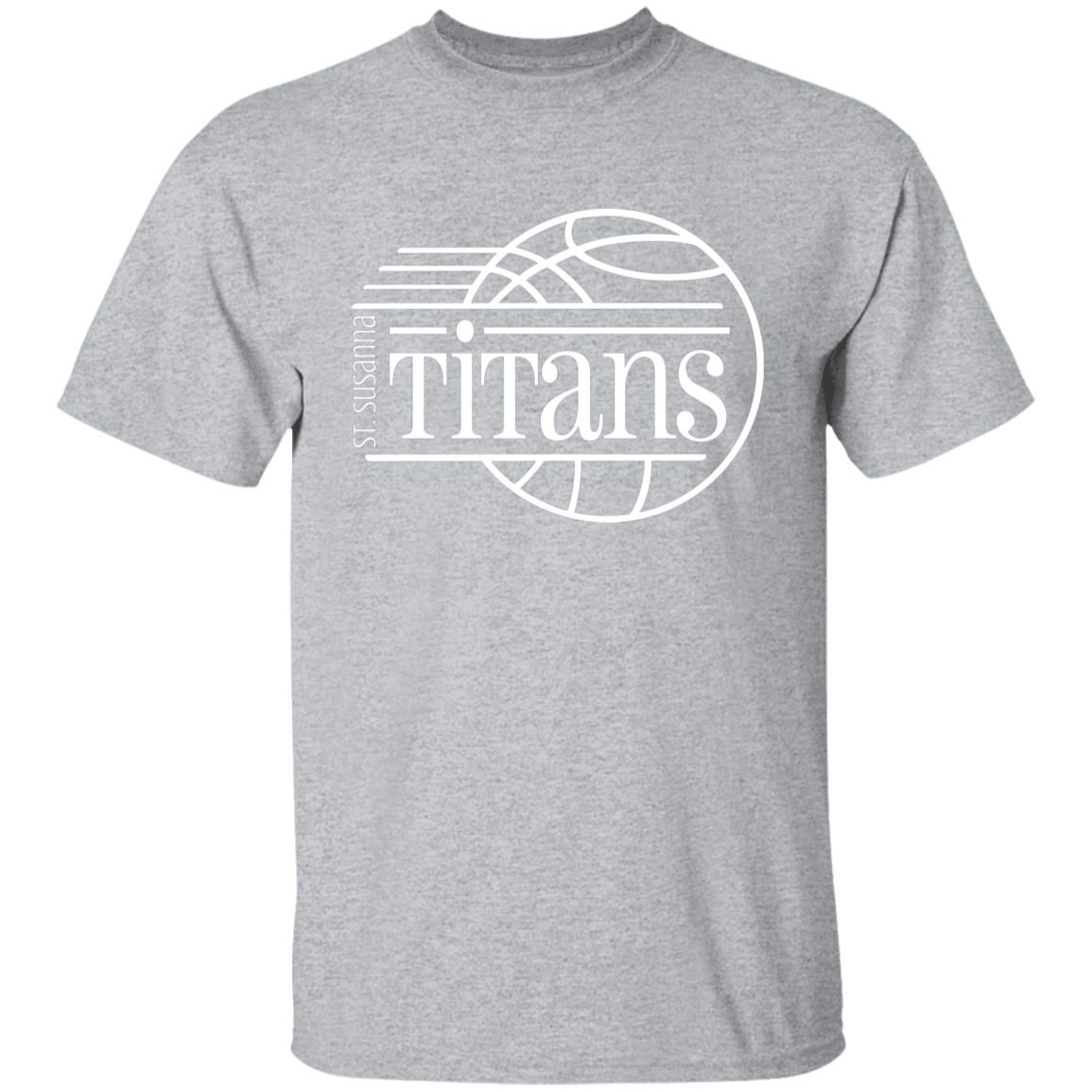 St. Susanna Titans Basketball Motion Youth 100% Cotton T-Shirt