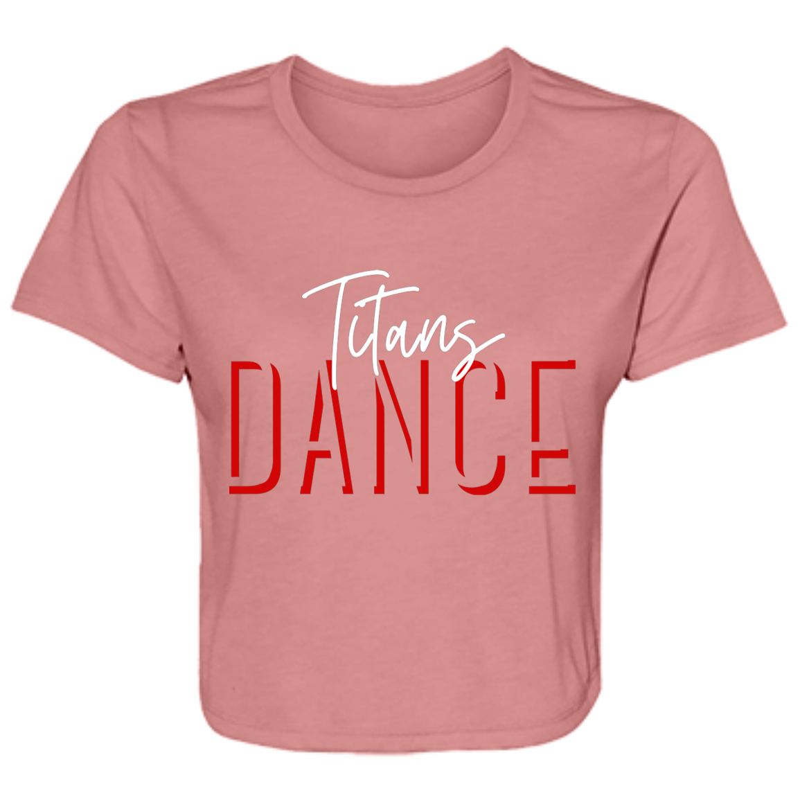 Titans Dance Ladies' Flowy Cropped Tee