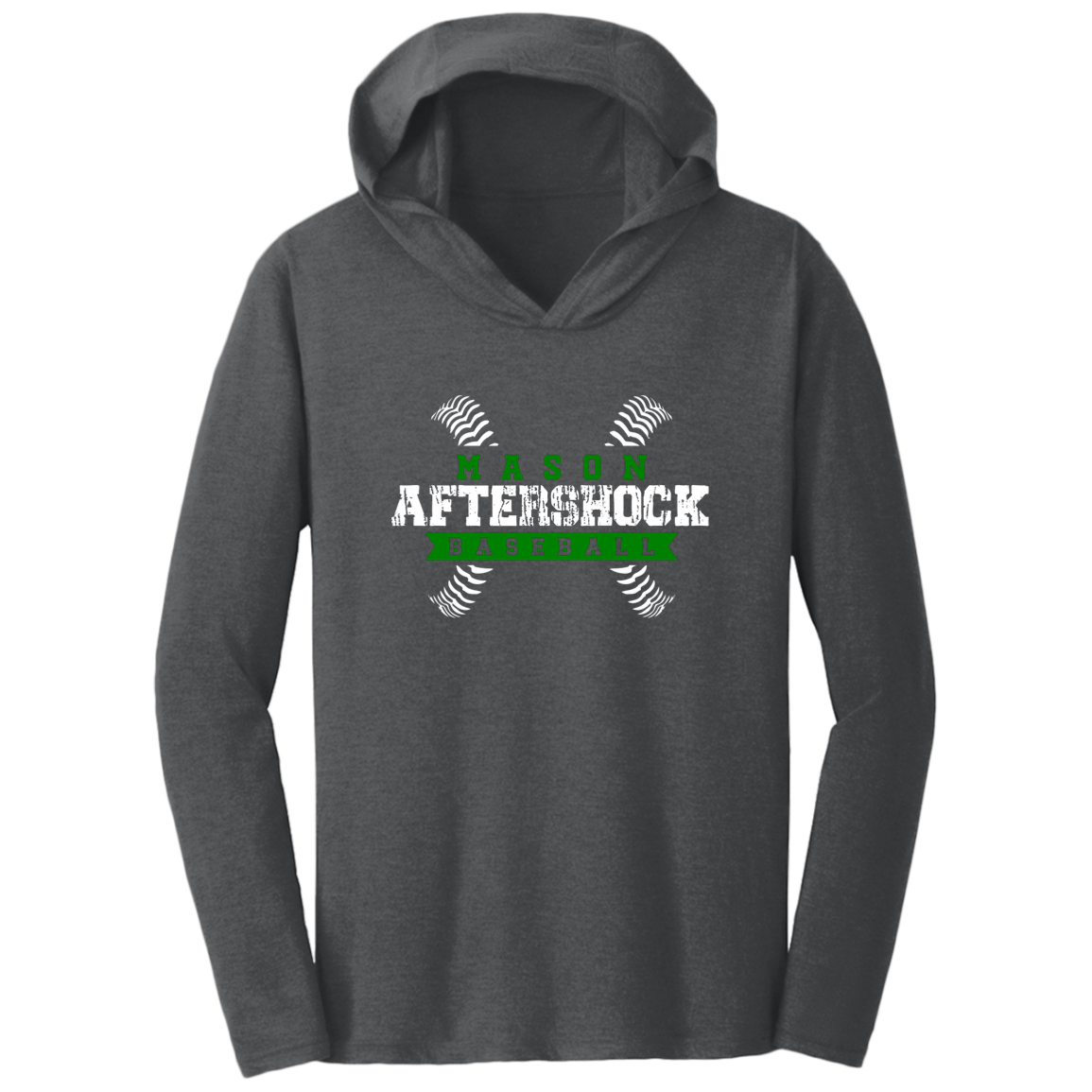 Mason Aftershock Baseball Men's Triblend T-Shirt Hoodie