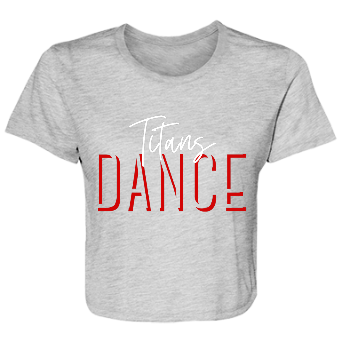 Titans Dance Ladies' Flowy Cropped Tee