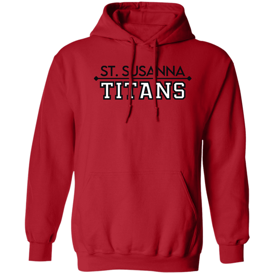 St. Susanna Titans (black/white) Pullover Hoodie