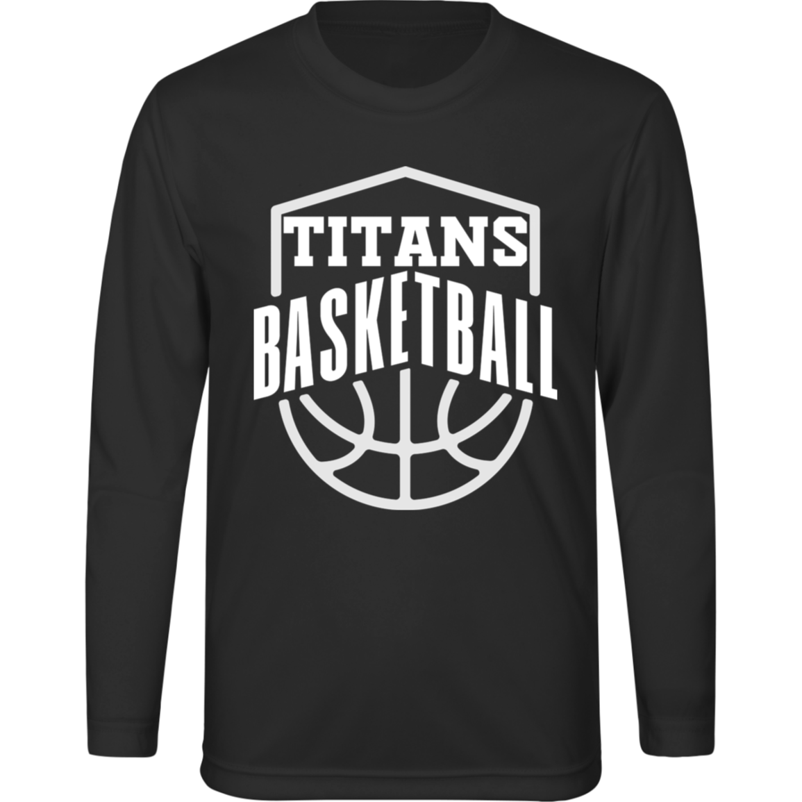 St. Susanna Titans Team Basketball Moisture-Wicking Long Sleeve Tee