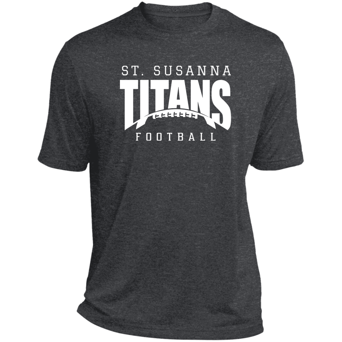 St. Susanna Titans Football Heather Performance Tee