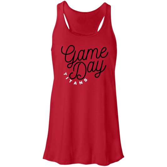 Game Day Titans (Red) Flowy Racerback Tank