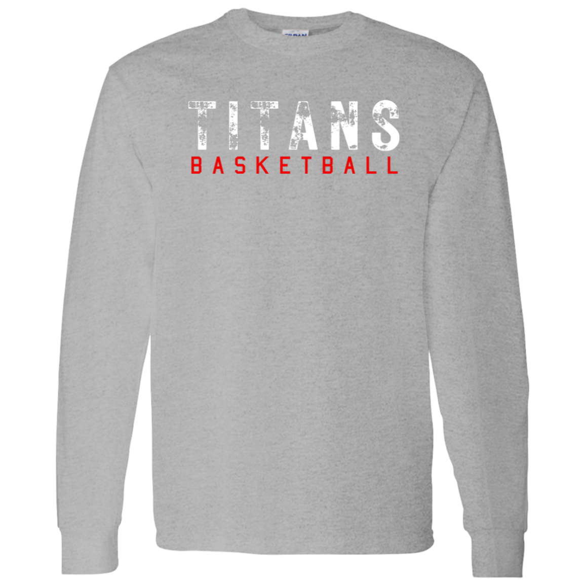 Titans Basketball Unisex Long Sleeve T-Shirt (Dark Colors)
