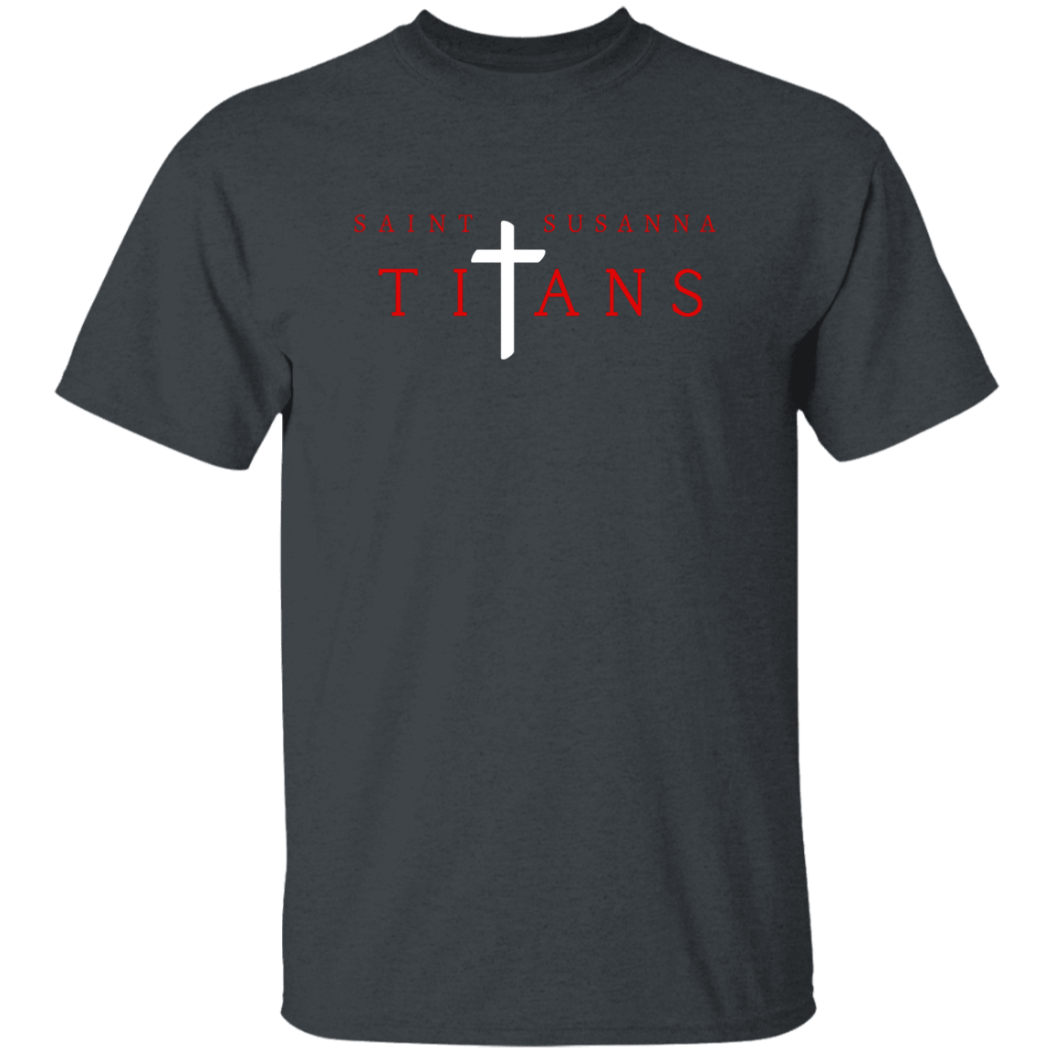 Saint Susanna Titans Cross Kids' T-Shirt (dark colors)