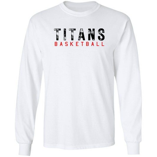 TITANS Basketball Unisex  Long Sleeve T-Shirt (Light Colors)