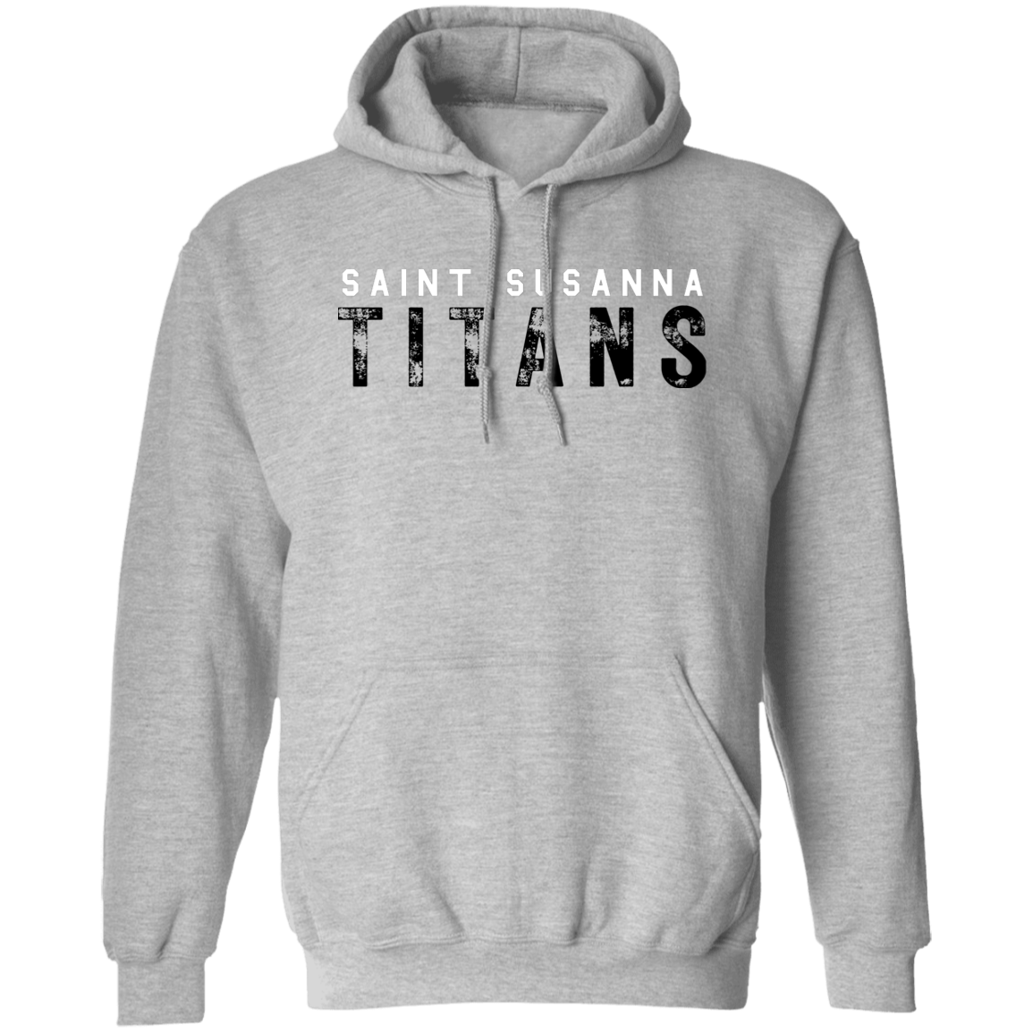 St. Susanna TITANS (Black/White print) Pullover Hoodie
