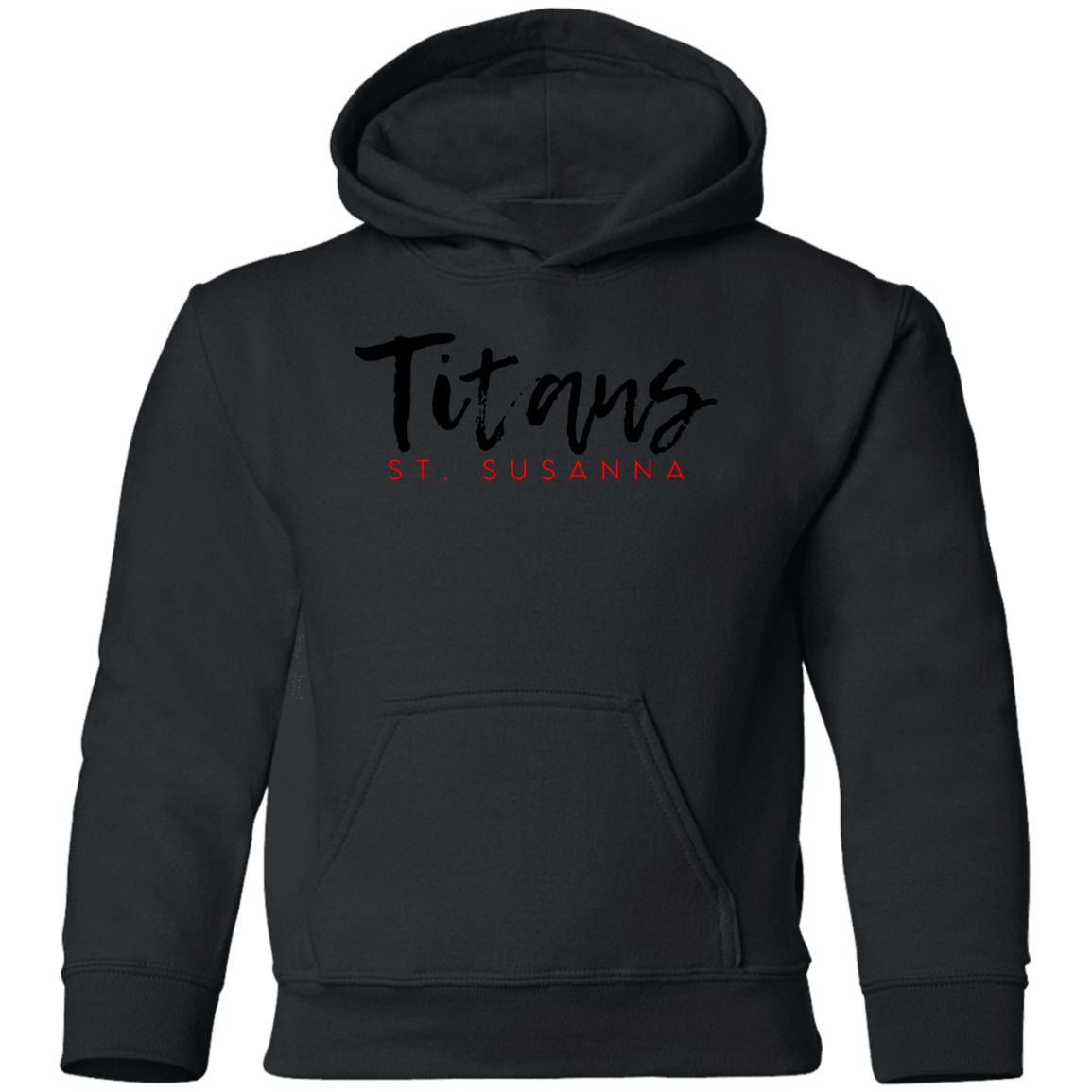 Titans Script St. Susanna Youth Pullover Hoodie