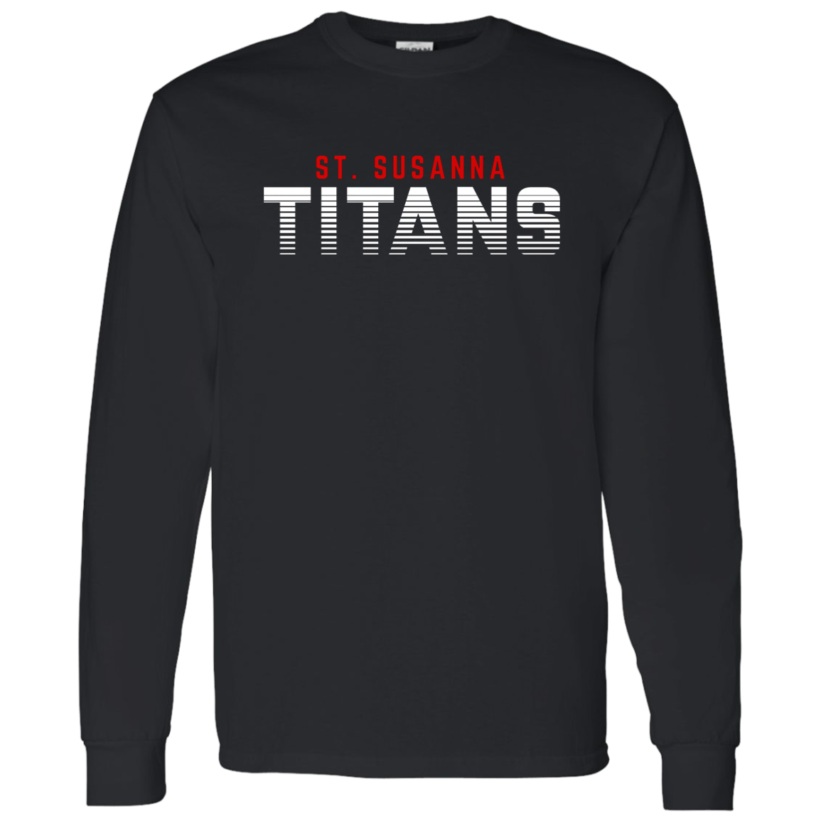 St. Susanna TITANS Fade Unisex Long Sleeve T-Shirt (Dark Colors)