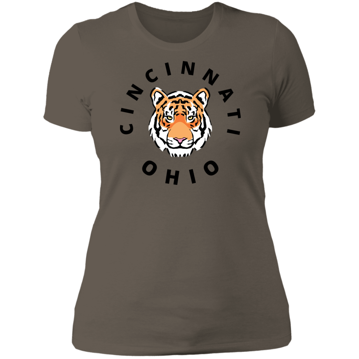 Cincinnati Ohio Tiger Ladies' Boyfriend T-Shirt