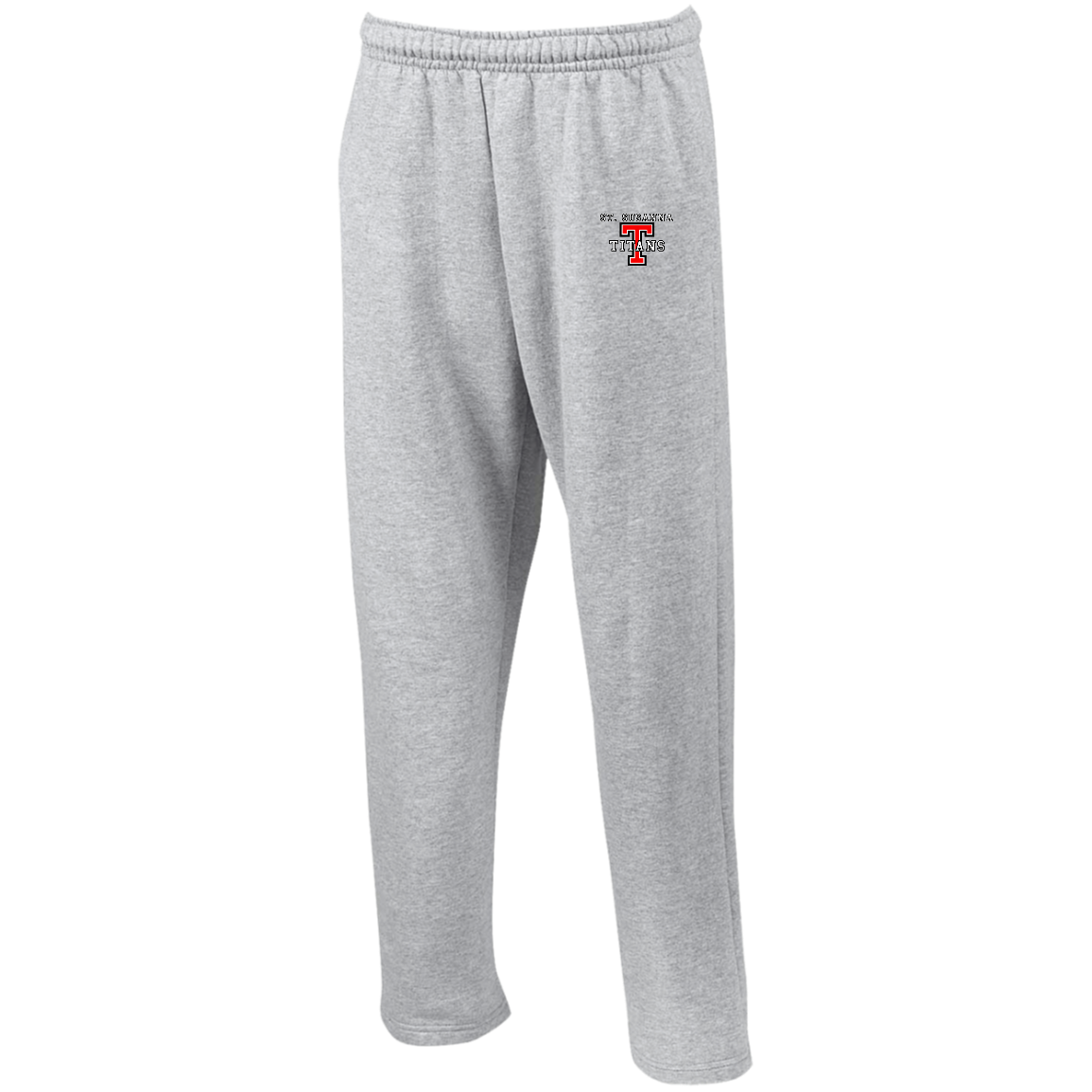 St. Susanna Titans T Men's Open Bottom Sweatpants with Pockets