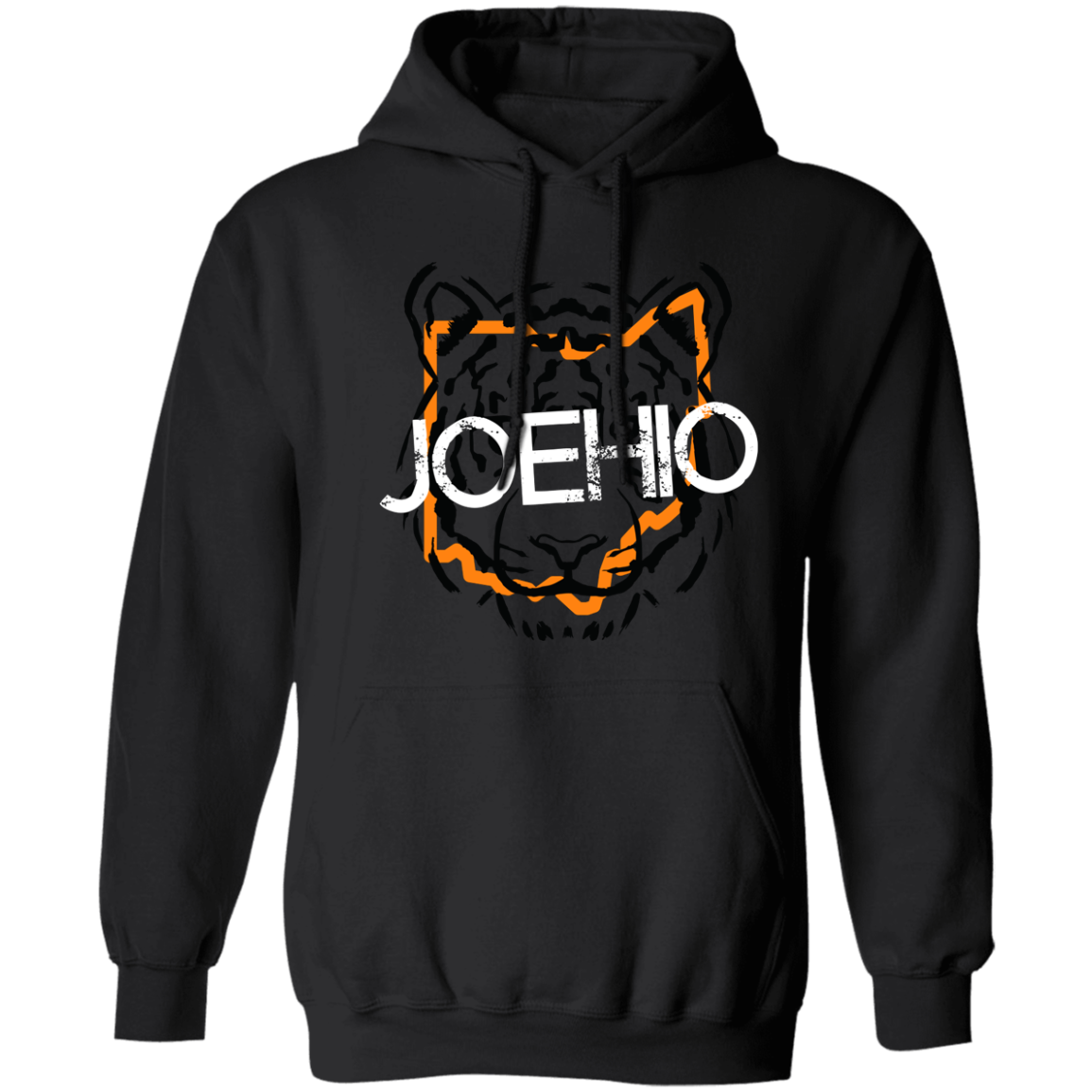 JOEHIO Black Tonal Pullover Hoodie
