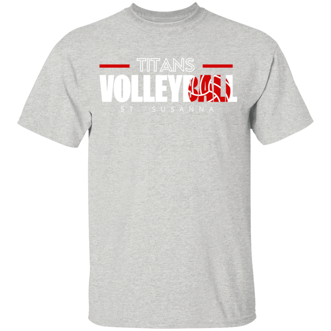 Titans Volleyball St. Susanna Youth 100% Cotton T-Shirt