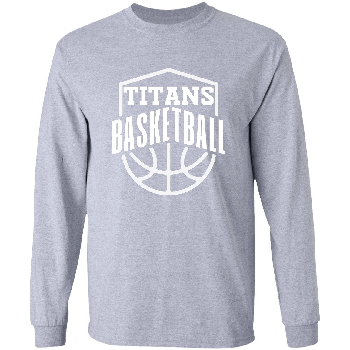 Titans BOLD Basketball Ultra Cotton Long Sleeve T-Shirt