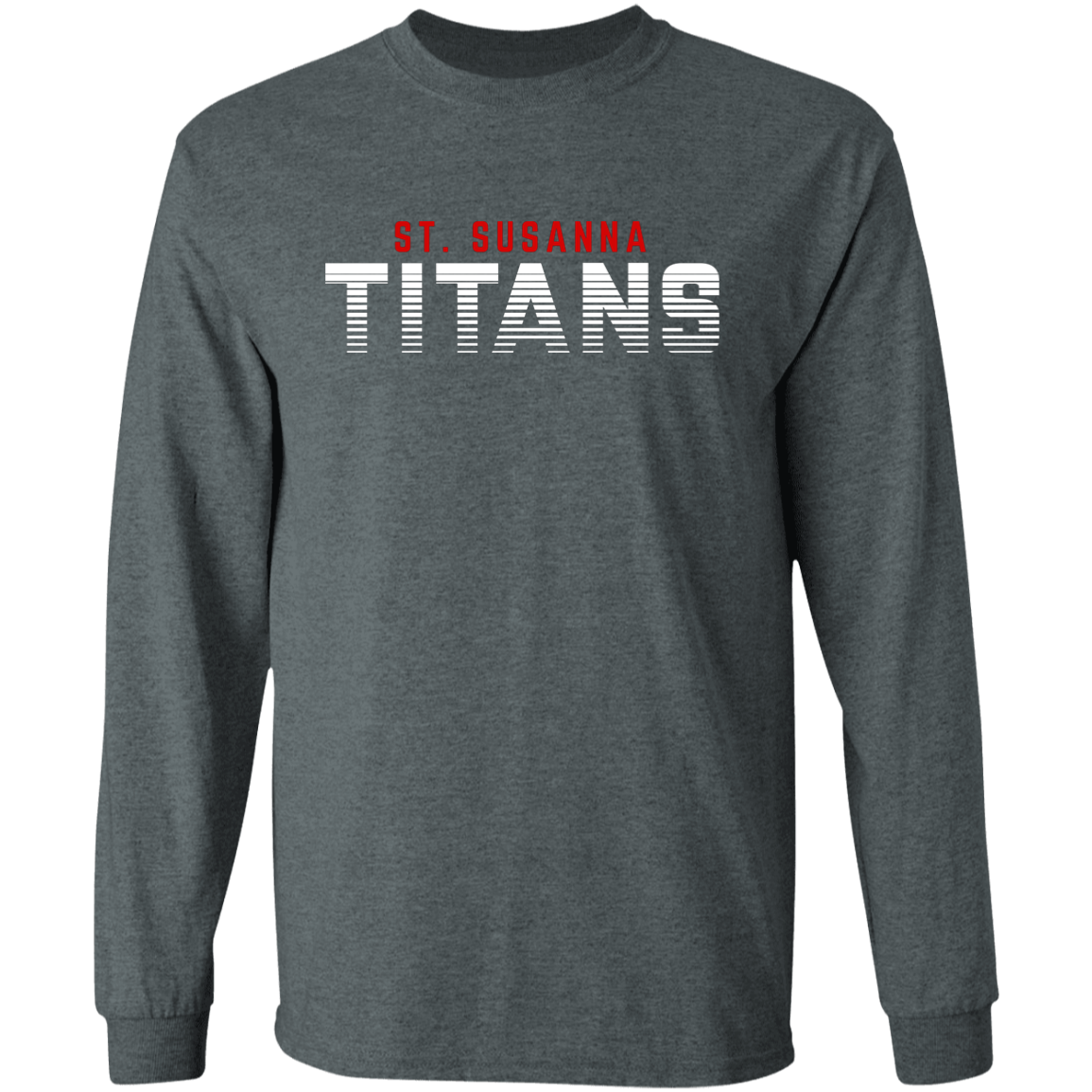 St. Susanna TITANS Fade Unisex Long Sleeve T-Shirt (Dark Colors)