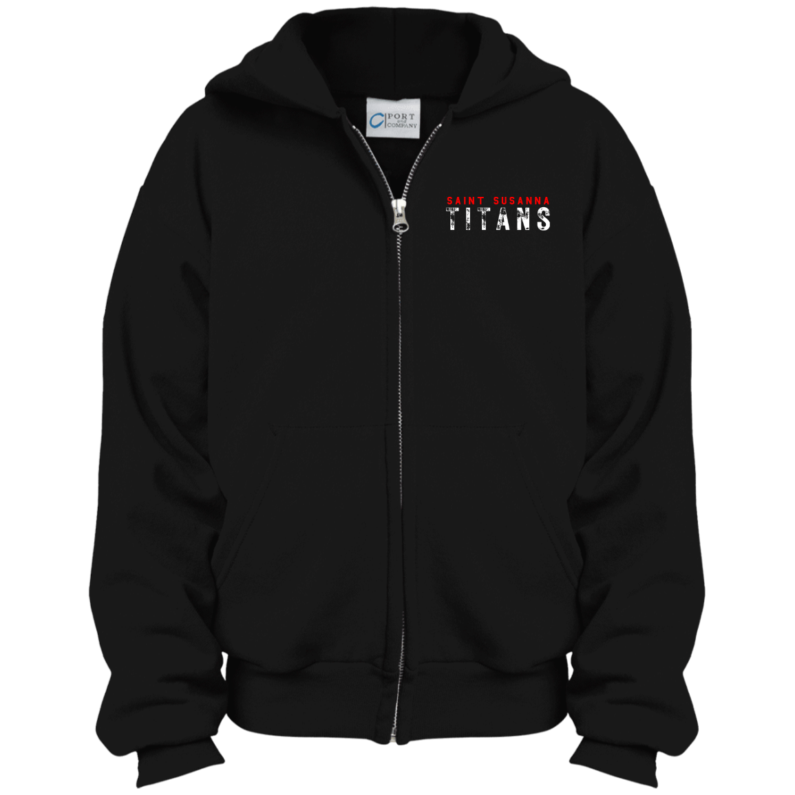 Saint Susanna Titans Youth Full Zip Hoodie