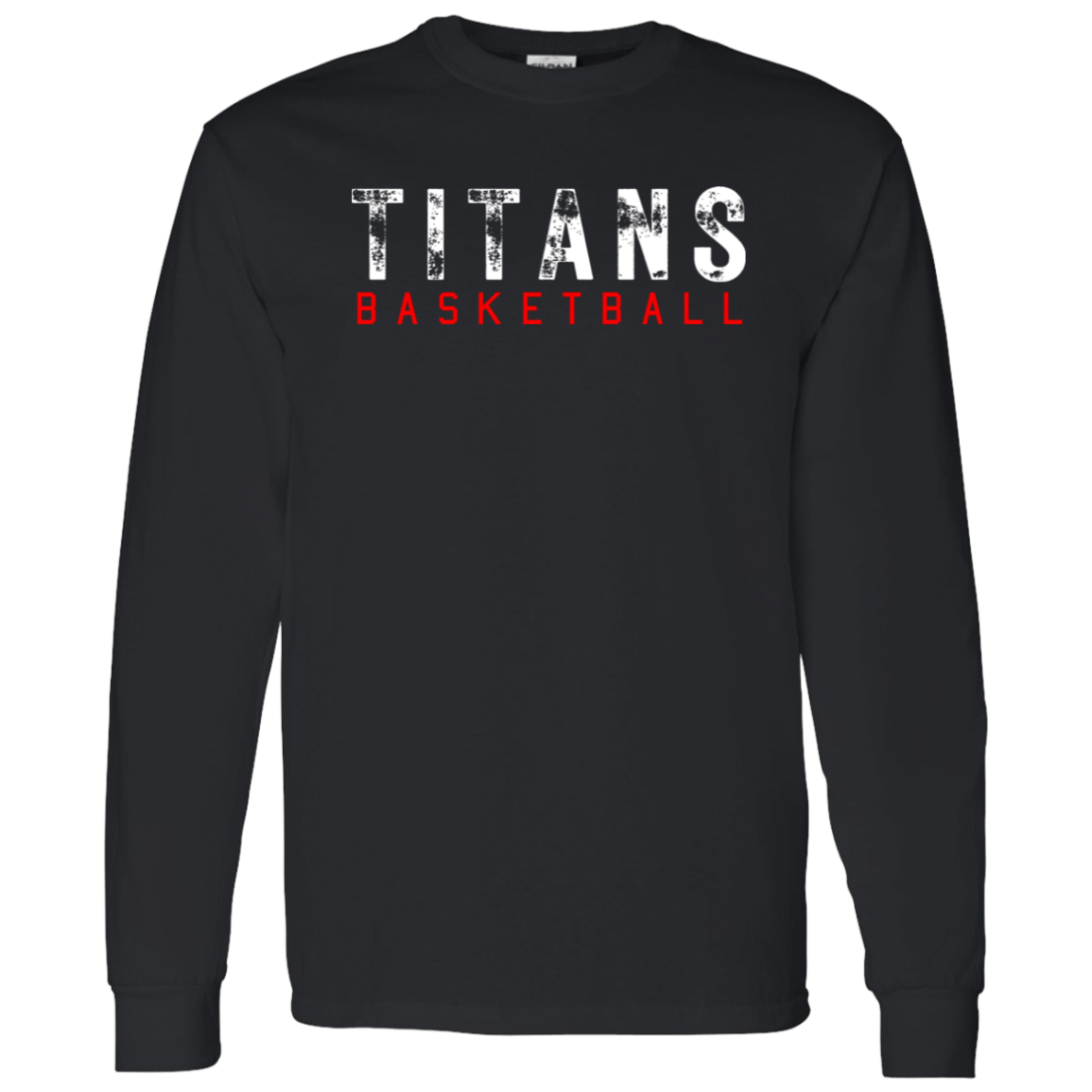 Titans Basketball Unisex Long Sleeve T-Shirt (Dark Colors)