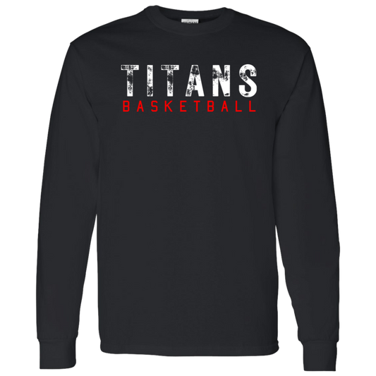 Titans Basketball Unisex Long Sleeve T-Shirt (Dark Colors)
