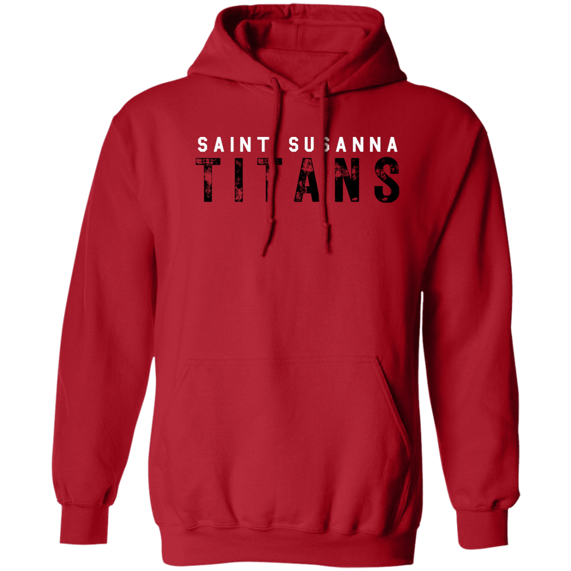 St. Susanna TITANS (Black/White print) Pullover Hoodie