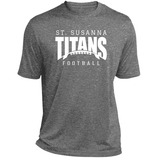 St. Susanna Titans Football Heather Performance Tee