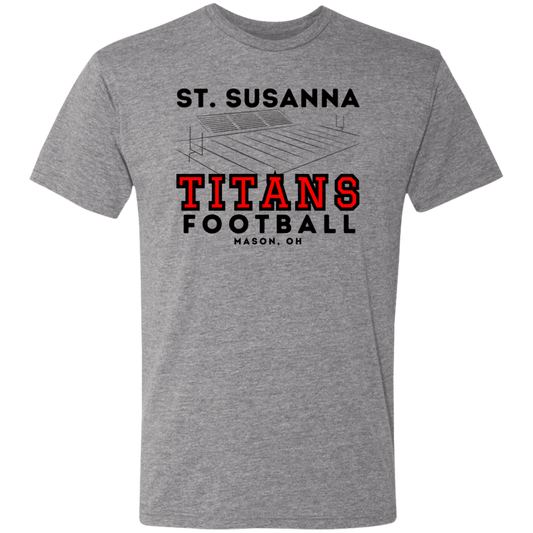 St. Susanna Titans Football FieldMen's Triblend T-Shirt