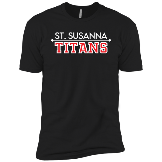 St. Susanna Titans (white/red) Youth Cotton T-Shirt