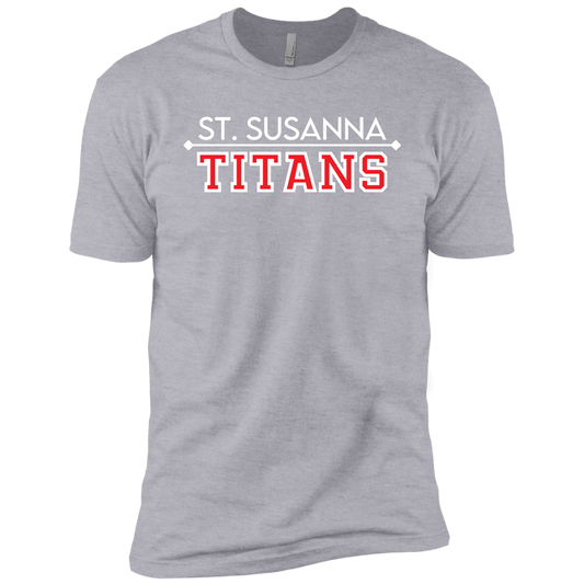 St. Susanna Titans (white/red) Youth Cotton T-Shirt