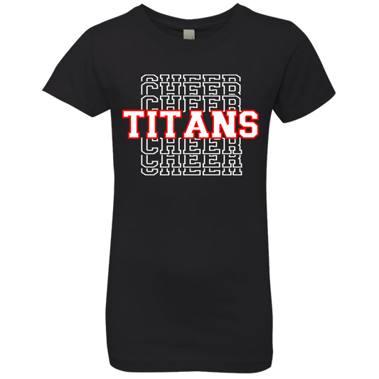 Titans Cheer Repeat Girls' Princess T-Shirt
