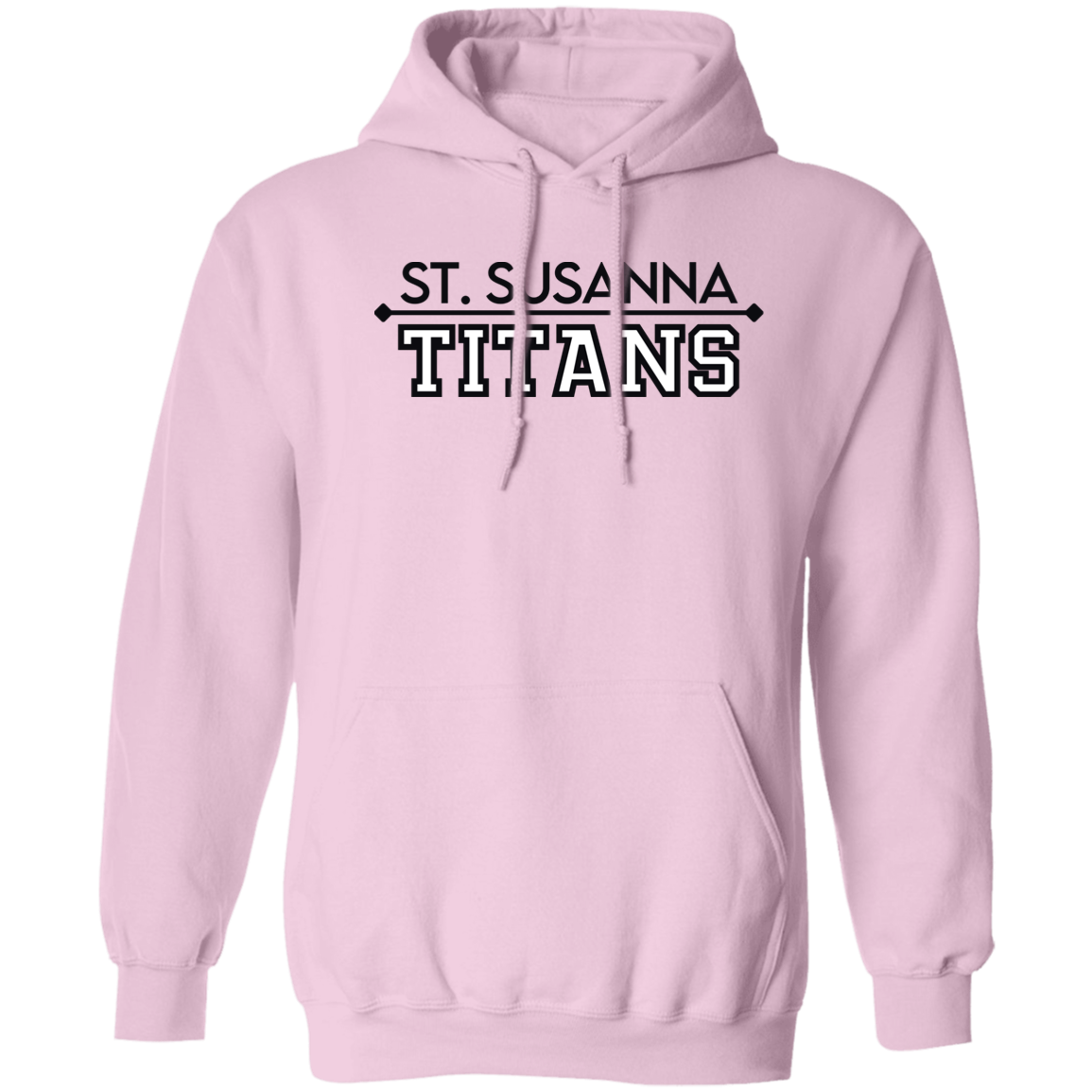 St. Susanna Titans (black/white) Pullover Hoodie
