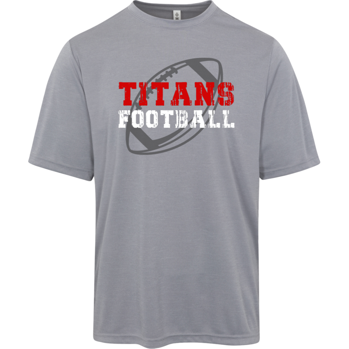 Titans Football Mens Moisture-Wicking Sonic Heather Tee