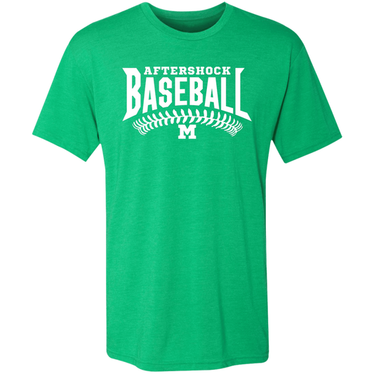 Mason Aftershock Baseball Green Men's Triblend T-Shirt