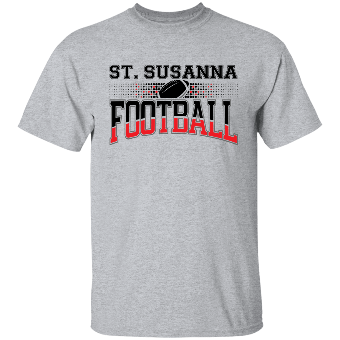 St. Susanna Football Youth 5.3 oz 100% Cotton T-Shirt