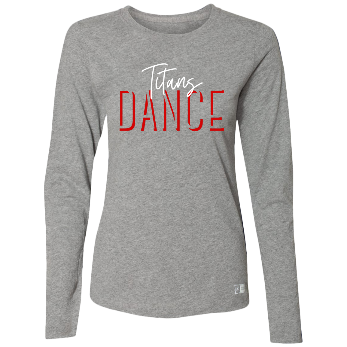 Titans Dance Script Ladies’ Essential Dri-Power Long Sleeve Tee