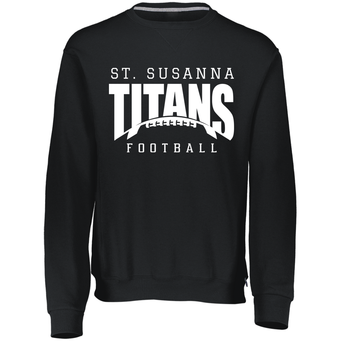 St. Susanna Titans Football Youth Dri-Power Fleece Crewneck Sweatshirt