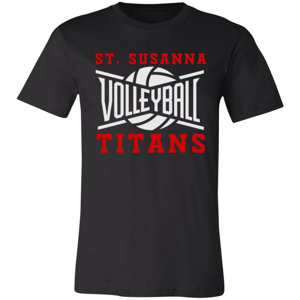 St. Susanna Titans Volleyball Unisex Jersey Short-Sleeve T-Shirt