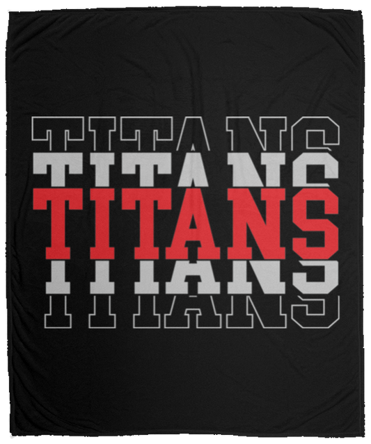Titans Repeat Cozy Plush Fleece Blanket - 50x60