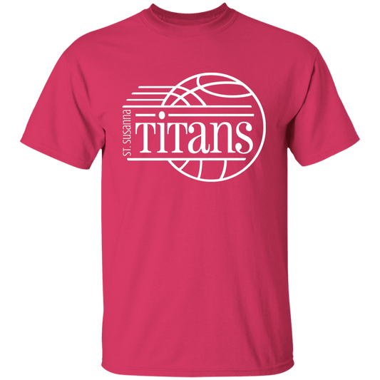 St. Susanna Titans Basketball Motion Youth  100% Cotton T-Shirt